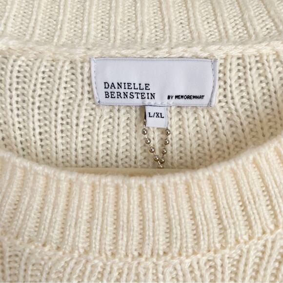 WeWoreWhat Oversize Crew neck Sweater L/XL NWT - Picture 4 of 7